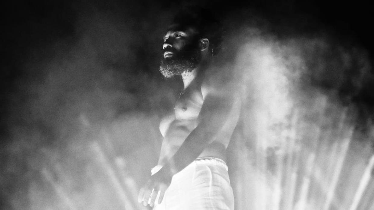 <div>SAN FRANCISCO, CALIFORNIA - AUGUST 10: (EDITORS NOTE: Image has been converted to black and white.) Childish Gambino performs onstage during the 2019 Outside Lands Music And Arts Festival at Golden Gate Park on August 10, 2019 in San Francisco, California. (Photo by Jeff Kravitz/FilmMagic)</div>