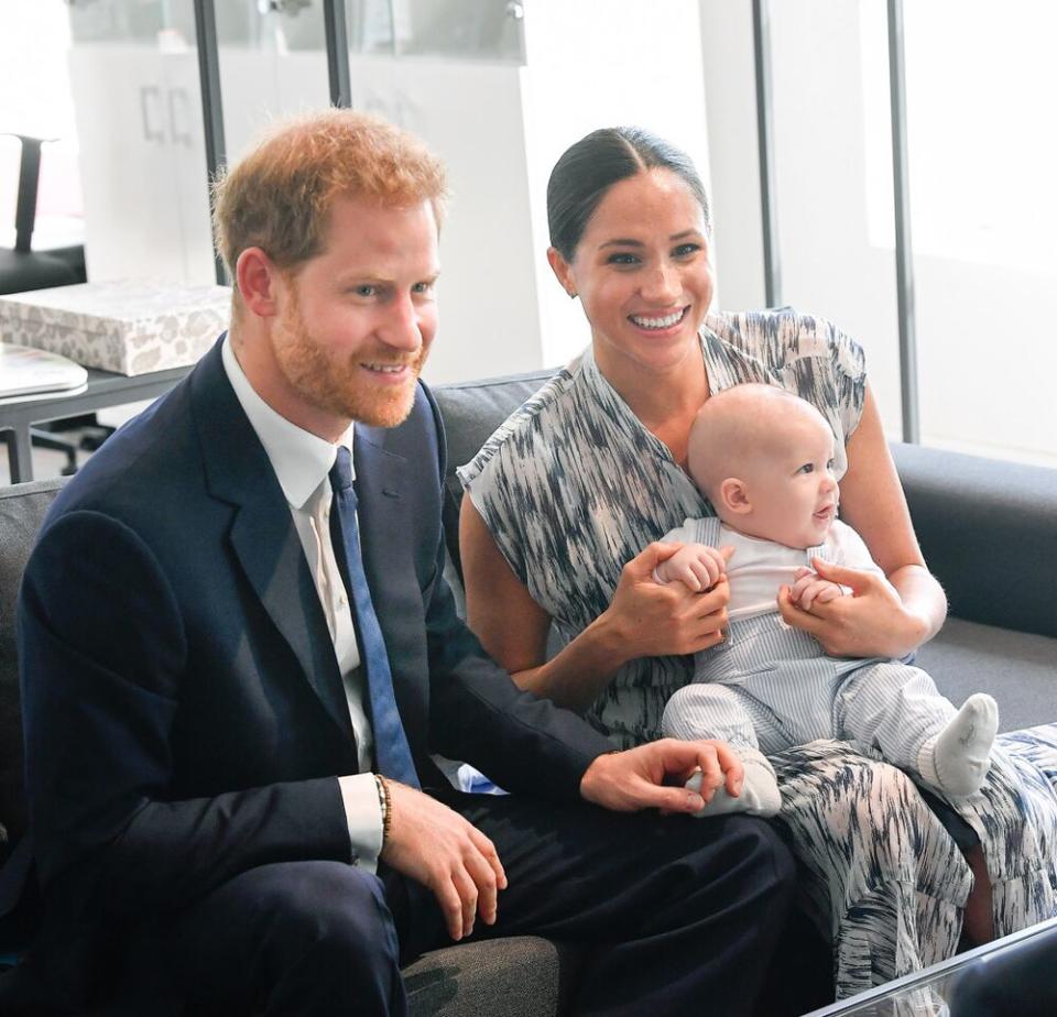 Prince Harry and Meghan Markle with Archie | Toby Melville/WireImage