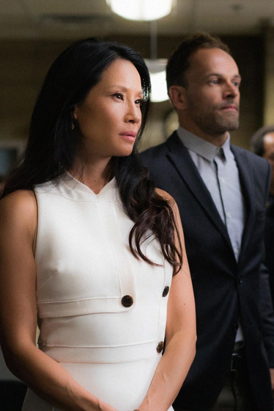 Mystery inc: Lucy Liu as Joan Watson and Miller as Sherlock Holmes in the cop drama ‘Elementary’ (Sky)