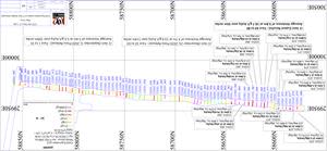 Plan view of the Judd Vein #1 underground channel sampling with latest results (face 64 to 80).