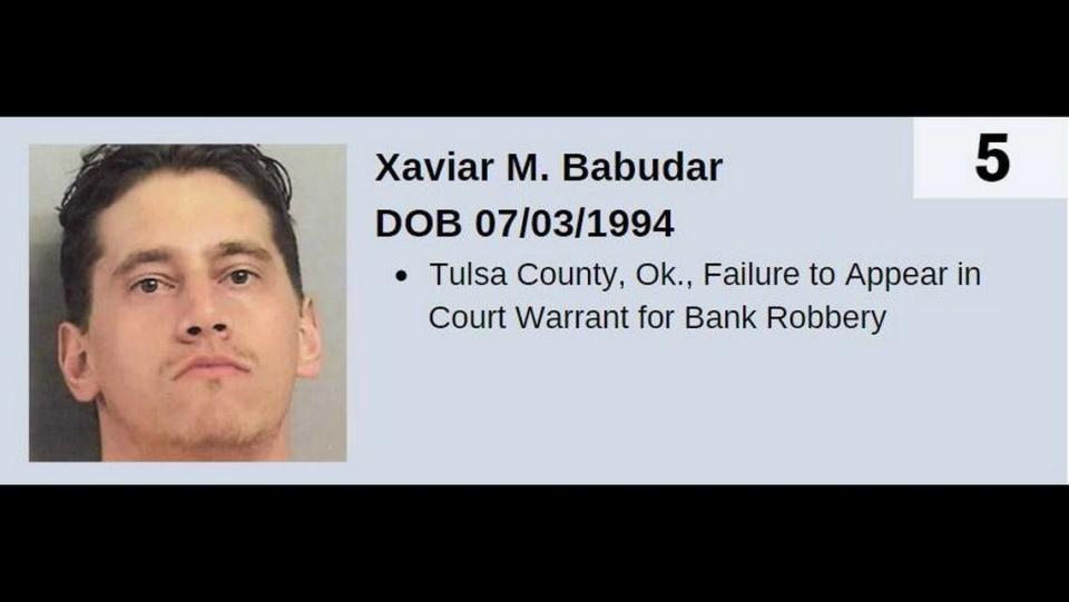 Xaviar Babudar, a 28-year-old Chiefs superfan known as “ChiefAholic,” has been charged in Oklahoma with bank robbery. He was placed on the Greater Kansas City Crime Stoppers’ “Most Wanted” list after he failed to show up in court in March.