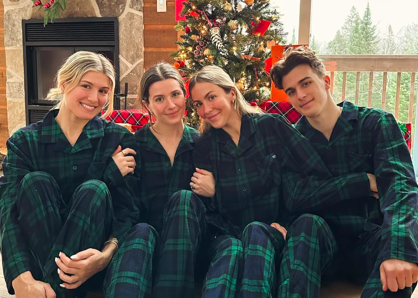 Eugenie Bouchard competed on 'Family Feud Canada' with her siblings and cousin. (Instagram/@willpbouchard)