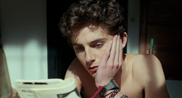 Timothée Chalamet in Call Me By Your Name (Photo: Frenesy Film Co/Sony/Kobal/Shutterstock)