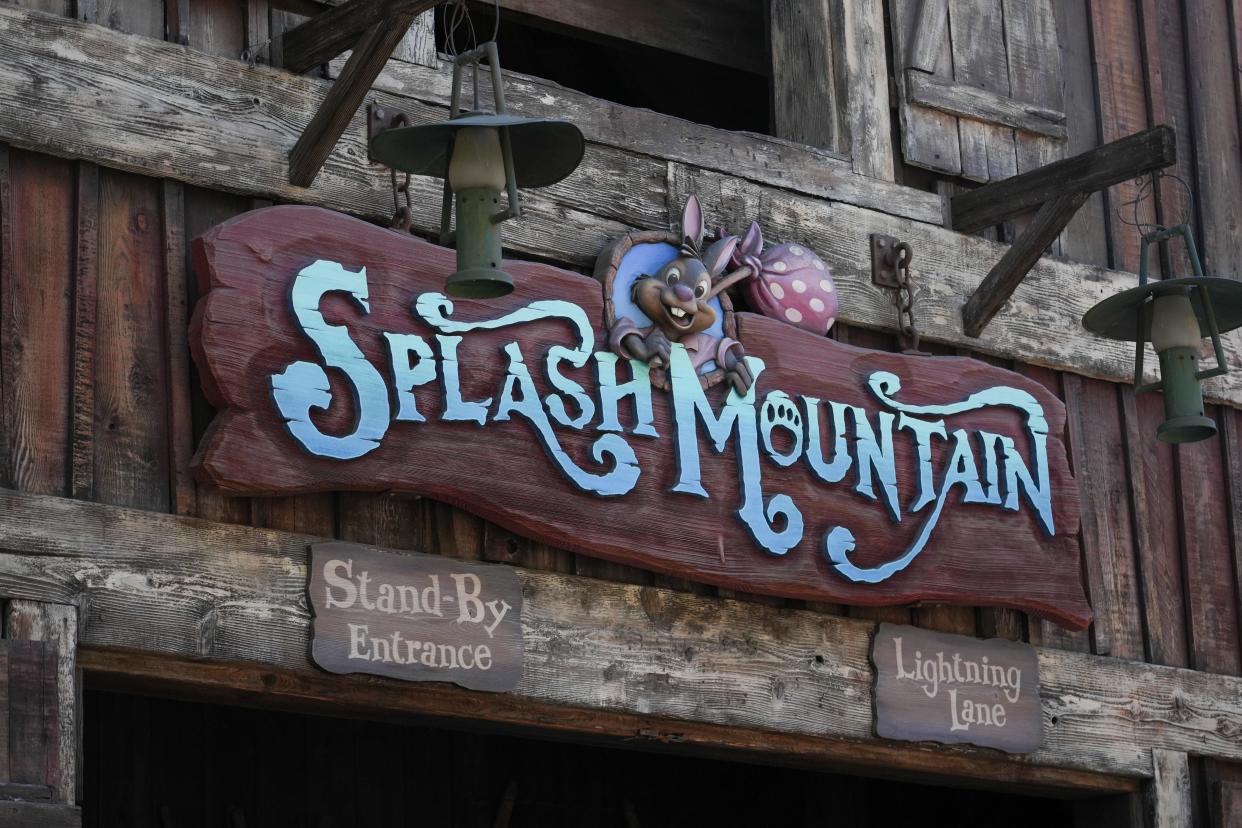 Splash Mountain at Disneyland in Southern California will undergo a redesign and will reopen in 2024 as Tiana’s Bayou Adventure.