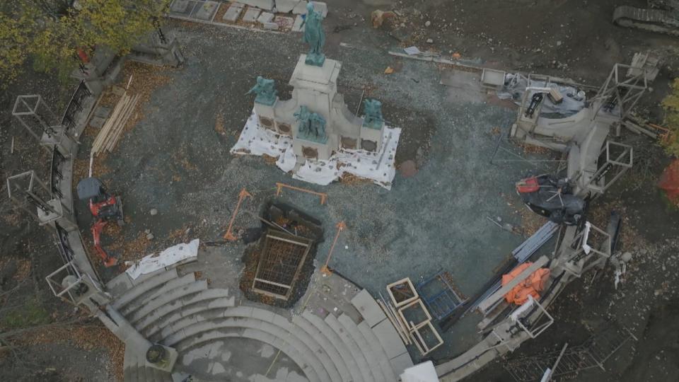 The Newfoundland National War Memorial in St. John's is undergoing a significant refurbishment ahead of the 100th anniversary of the national historic site on July 1, 2024. The project includes the creation of a tomb of the unknowns. The remains of an unidentified Royal Newfoundland Regiment soldier who died in northern France during the First World War will be interred next summer in the tomb.