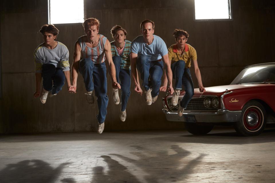 Andrew Larose, Alexander Peters, Cameron Catazaro, Bradley Dunlap, Ethan Rodrigues are shown in 'West Side Story Suite.'