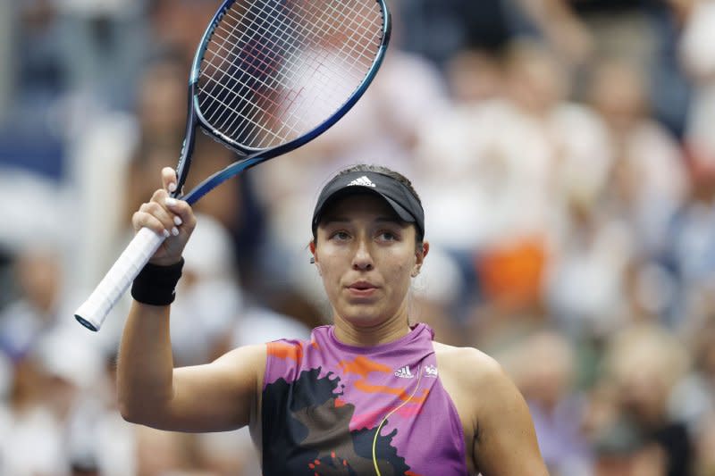 No. 5 Jessica Pegula was among the top Americans to advance with a first-round win Tuesday at the Australian Open. File Photo by John Angelillo/UPI