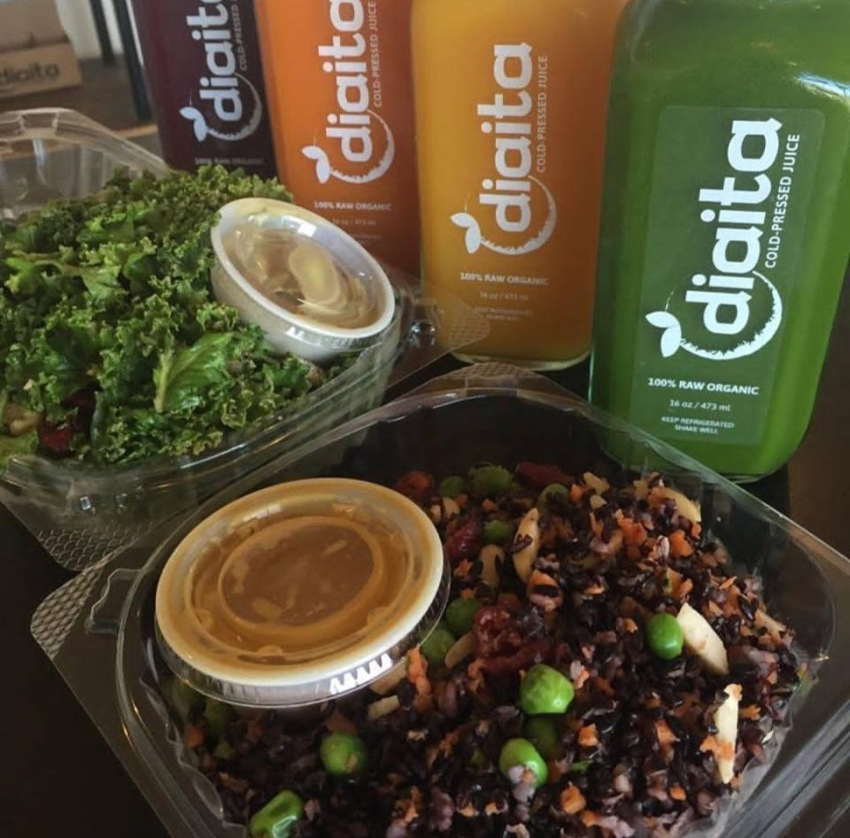 Diaita is most known for its juices, with its bestsellers being the Hall of Fame juice, wellness shots, evergreen smoothie, superfood salad, and almond and peanut butter energy bites.