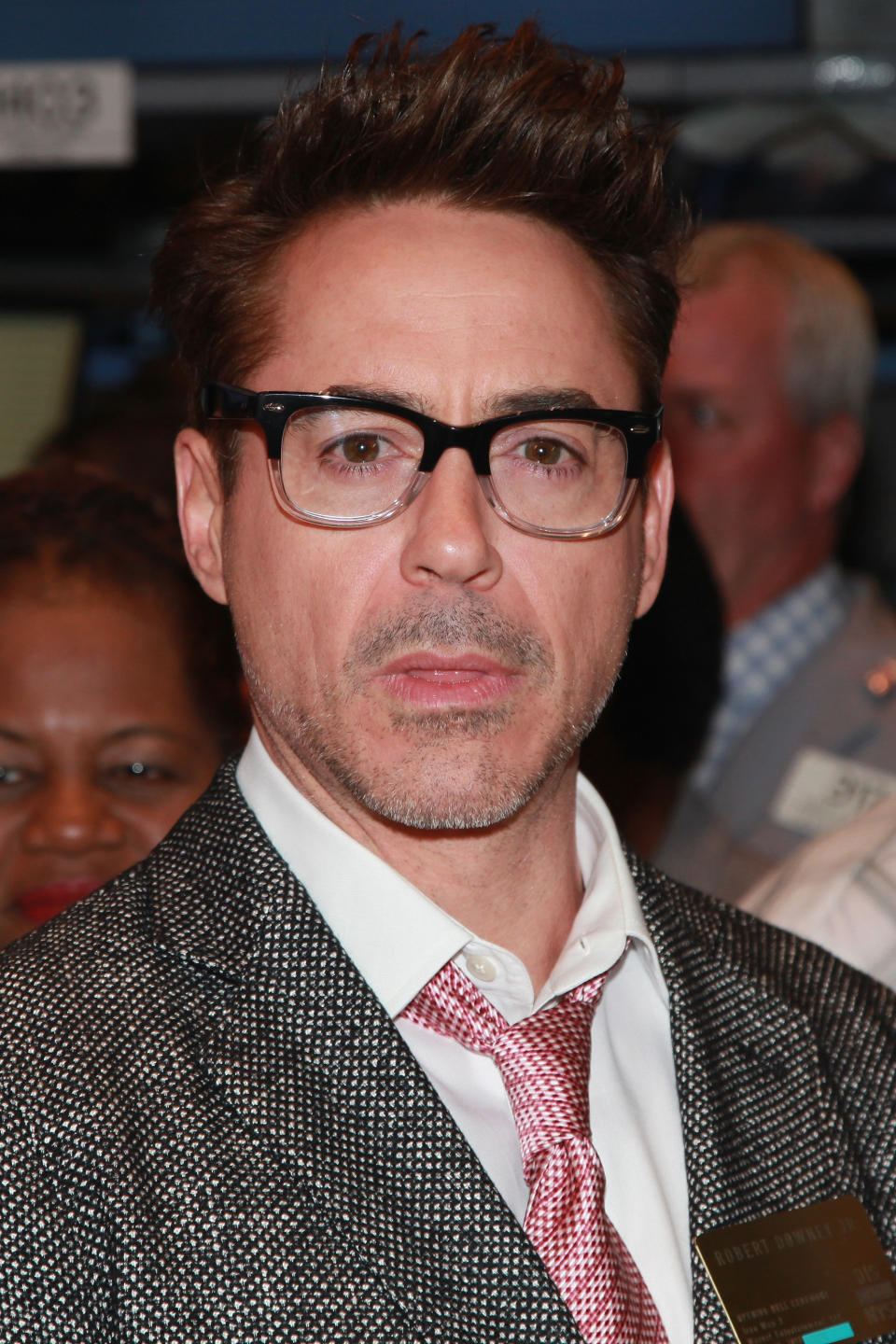 NEW YORK, NY - APRIL 30:  Actor Robert Downey Jr rings the opening bell at New York Stock Exchange on April 30, 2013 in New York City.  (Photo by Taylor Hill/Getty Images)