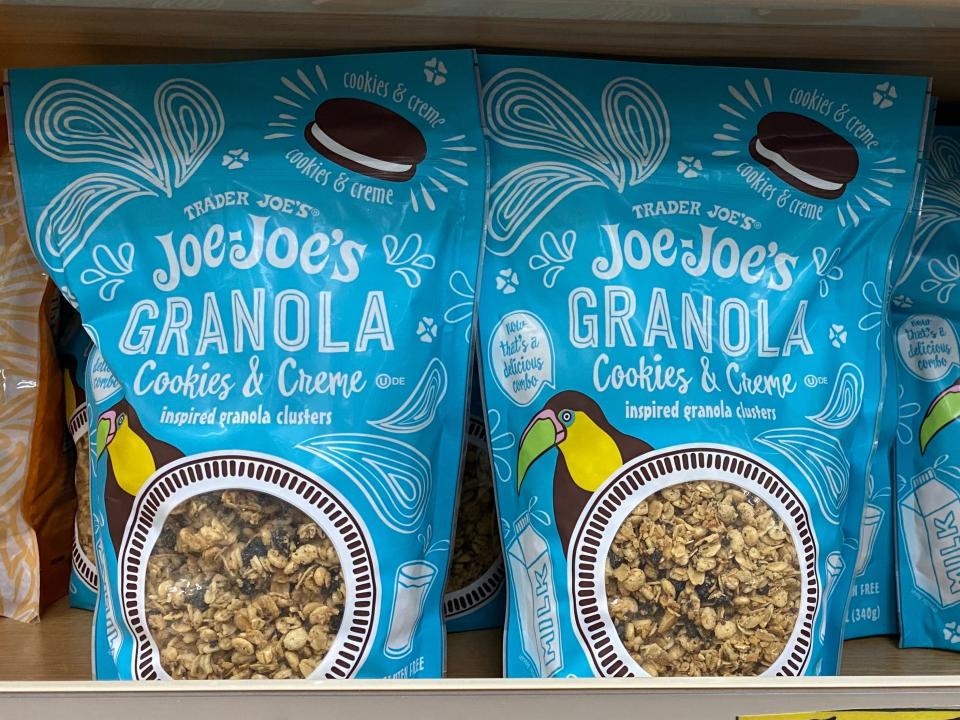 Trader Joe's Joe-Joe's cookies and cream granola