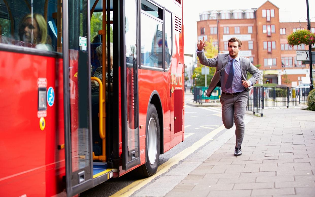 Running for a bus can help you cut the risk of an early death - Shutterstock