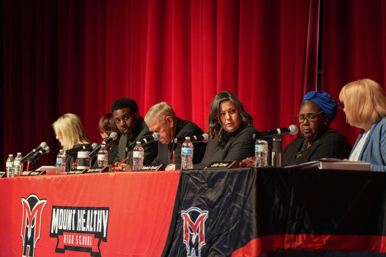 The Mount Healthy Board of Education met Thursday to officially terminate contracts for 90 employees. The district is facing a $7.5 million deficit.