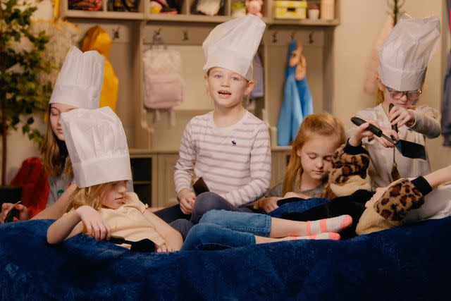 <p>TLC</p> The Bubsy kids wear adorable chef hats as they clang together kitchen utensils