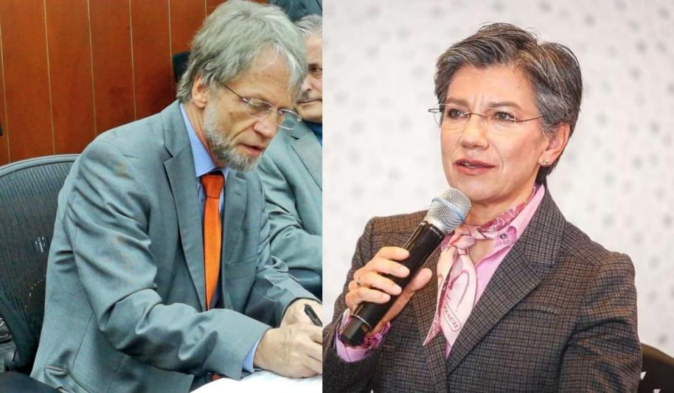 Antanas Mockus y Claudia López. Foto: Twitter.