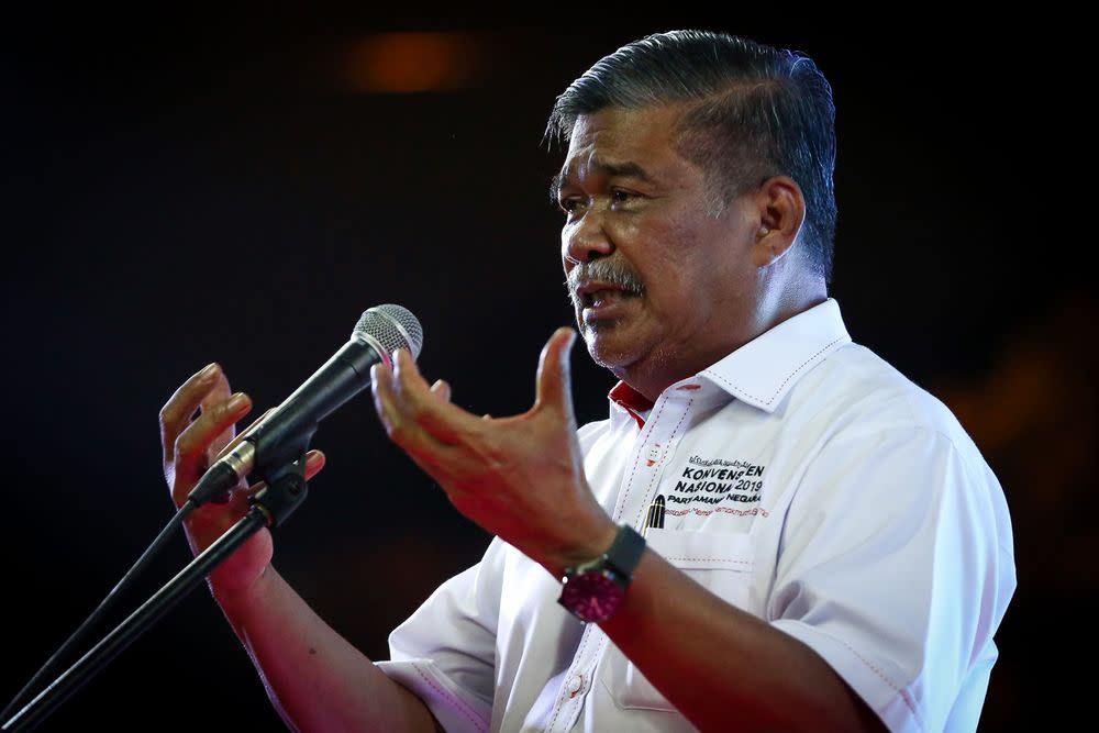 Amanah president Mohamad Sabu said the PH government lost because of the power grab but will continue to work on returning to fulfil the people’s mandate from the general election. — Picture by Yusof Mat Isa