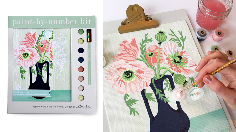 Best DIY gifts: Springtime Paint-by-Number Kit