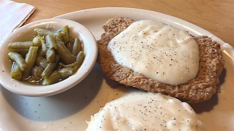 Chicken Fried Steak on plate