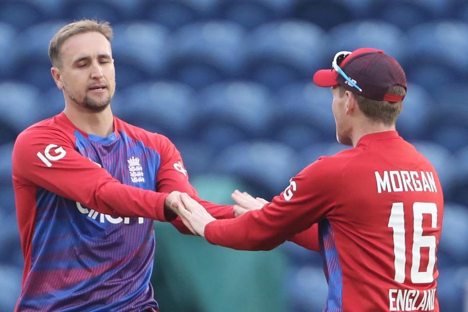 England captain Eoin Morgan will want to assess Liam Livingstone’s batting against Sri Lanka (AFP via Getty Images)