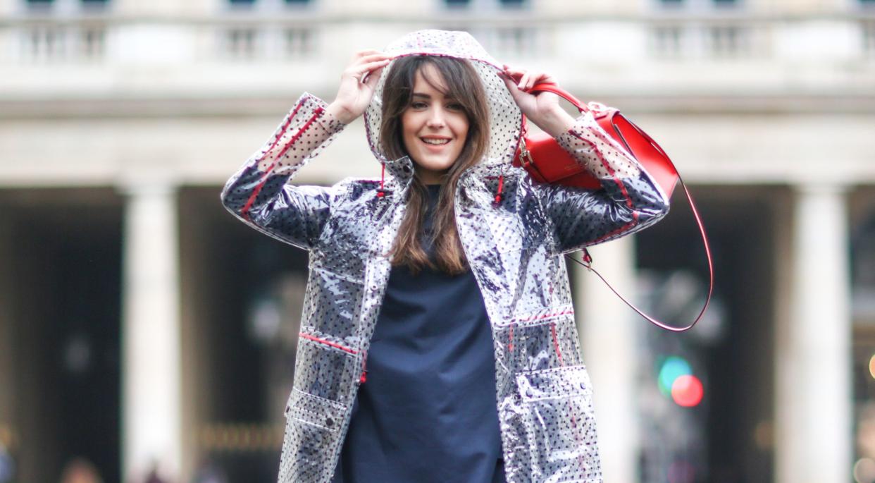 A good raincoat is a wardrobe staple. Trust us.&nbsp; (Photo: Edward Berthelot via Getty Images)