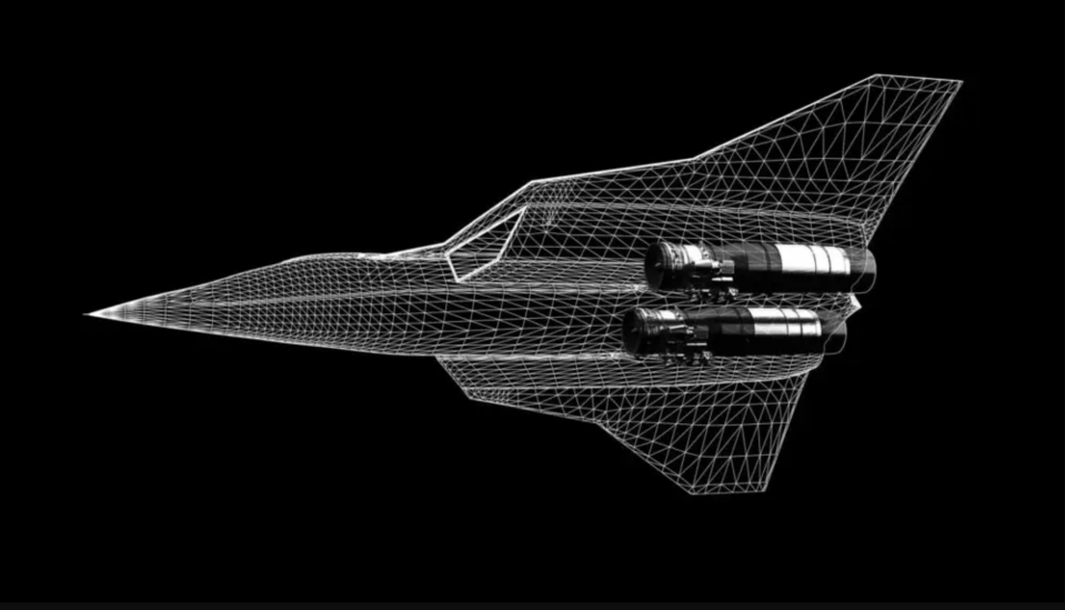 Another concept for the twin-engined NGF fighter, in this form based on a tailless configuration. <em>Safran</em>