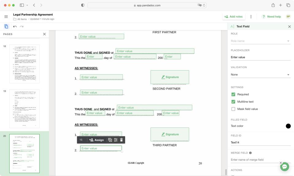 PandaDoc eSign software during our testing and review