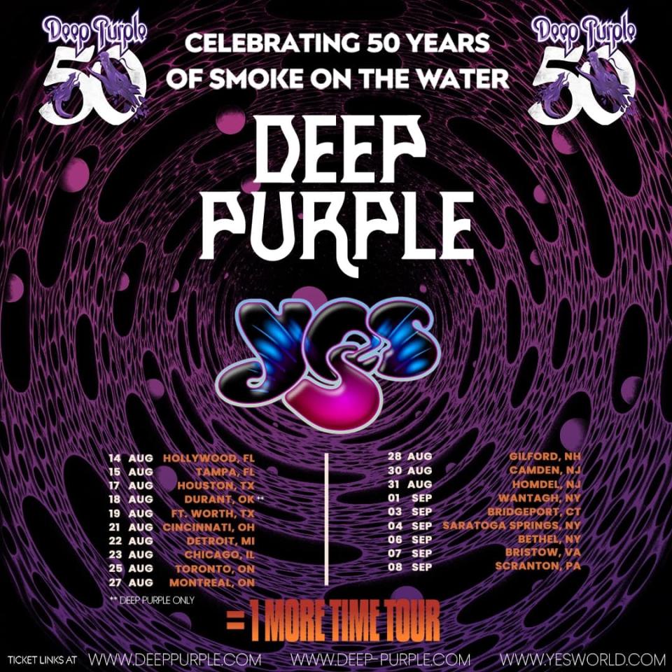 Deep Purple Yes 2024 Tour