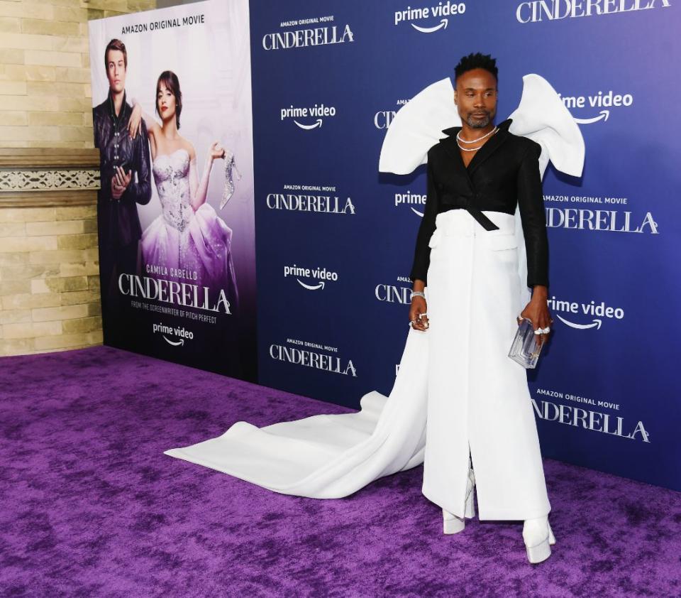 Billy Porter attends the premiere of Amazon Studios’ ‘Cinderella’ at the Greek Theatre on August 30. 2021 in Los Angeles, California. - Credit: Michael Buckner for PMC