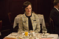 Peggy Olson (Elisabeth Moss) in the "Mad Men" episode, "A Tale of Two Cities."