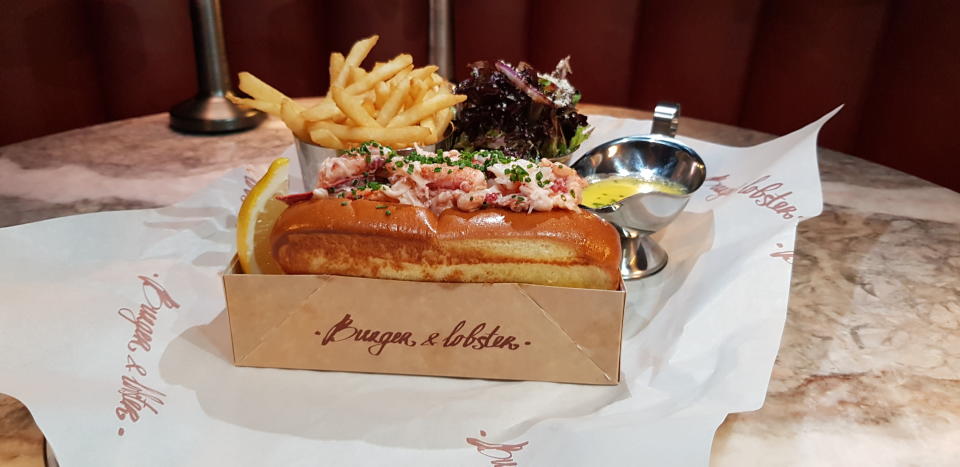 Burger & Lobster. (PHOTO: Flora Yeo/Yahoo Lifestyle Singapore)