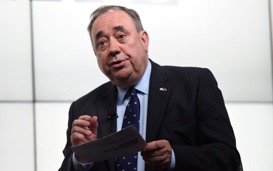 Alex Salmond has admitted the SNP will use a big win in the general election in Scotland to push for independence - DAVID ROSE/THE DAILY TELEGRAPH