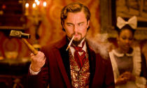 <b>1. Calvin J. Candie - Leonardo DiCaprio, 'Django Unchained'</b> Quentin Tarantino, no novice at creating memorable bad guys, told Playboy magazine that Leonardo DiCaprio's Calvin Candie was the first character he'd ever written that he truly, viscerally despised, to the point where he didn't know how to bring the character to screen. With DiCaprio's help, the character becomes truly one for the ages: a vicious monster of a diabolical aristocracy who takes genuine pleasure in owning and dehumanizing other human beings. By far, he's the villain of the year.