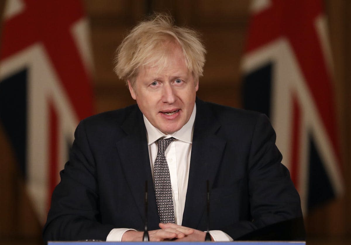 Boris Johnson used his Downing Street press conference on Wednesday to urge people to 'think hard' about seeing their family at Christmas. (PA)