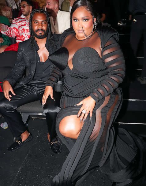 PHOTO: Myke Wright and Lizzo at the 2022 MTV VMAs at Prudential Center on Aug. 28, 2022 in Newark, N.J. (Johnny Nunez/Getty Images, FILE)