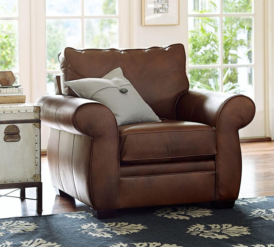 <p><a href="https://go.redirectingat.com?id=74968X1596630&url=https%3A%2F%2Fwww.potterybarn.com%2Fproducts%2Fpearce-leather-armchair%2F&sref=https%3A%2F%2Fwww.townandcountrymag.com%2Fstyle%2Fhome-decor%2Fg60658738%2Fbest-leather-accent-chairs%2F" rel="nofollow noopener" target="_blank" data-ylk="slk:Shop Now;elm:context_link;itc:0;sec:content-canvas" class="link ">Shop Now</a></p><p>Pearce Roll Arm Leather Chair</p><p>potterybarn.com</p><p>$2199.00</p><span class="copyright">West Elm</span>