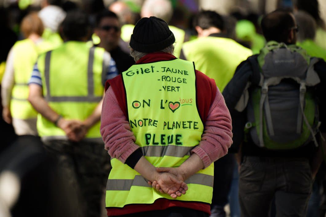 Les gilets jaunes ont donné rendez-vous à Nantes et à Lyon. - GERARD JULIEN / AFP