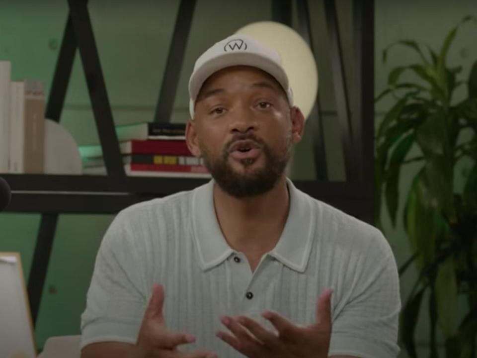 Will Smith as seen in the apology video (YouTube / Will Smith)