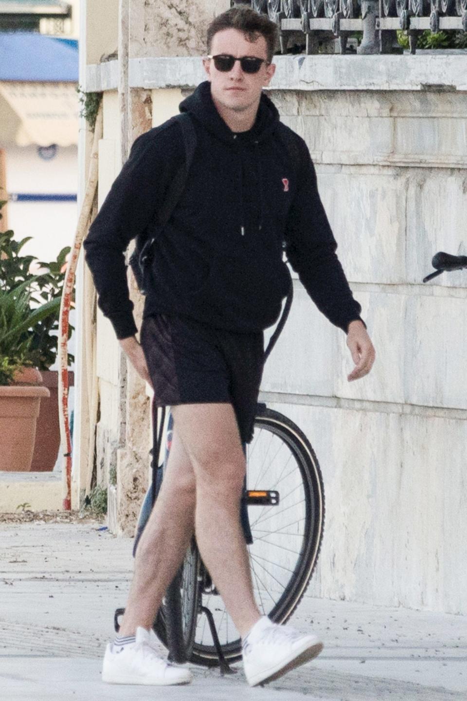 <p><em>Normal People</em> star Paul Mescal goes for a stroll on Thursday in Spetses Island, Greece, where he's filming <em>The Lost Daughter</em>. </p>
