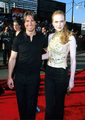 Tom Cruise and Nicole Kidman at The Chinese Theater premiere of Paramount's Mission Impossible 2