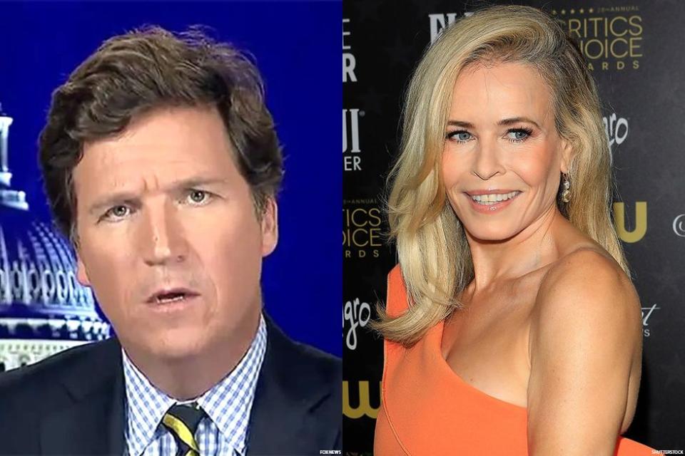 Tucker Carlson and Chelsea Handler