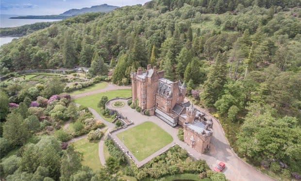  Imagine the heating bill at Glenborrodale Castle in Scotland. Photograph: Rightmove