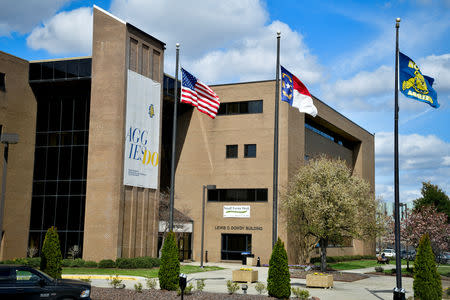 The Administration building at North Carolina A&T University in Greensboro, North Carolina, U.S. March 14, 2019. Picture taken March 14, 2019. REUTERS/Charles Mostoller