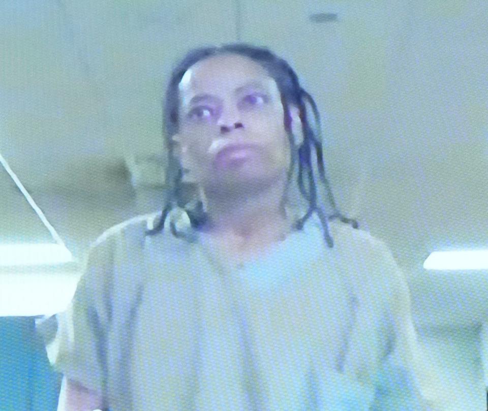 Pammy Maye, seen in a photo from a March 1 court appearance, is charged with aggravated murder, tampering with evidence and abuse of a corpse in connection with the death of 5-year-old Darnell Taylor.