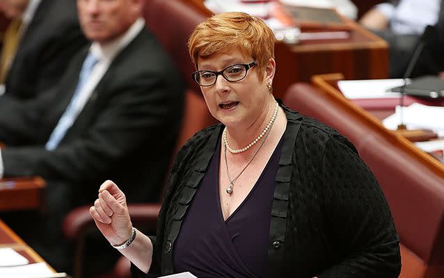 Human Services Minister Marise Payne is expected to be promoted from the out ministry to cabinet. Source: Getty.