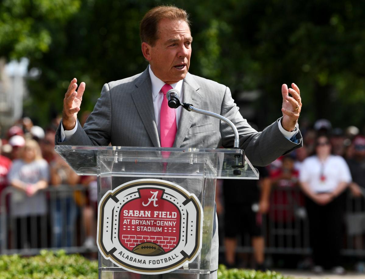 Video: Watch Nick Saban's inauguration ceremony before Alabama vs. USF