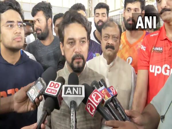 Union Minister for Youth Affairs and Sports Anurag Thakur (Photo/ANI)