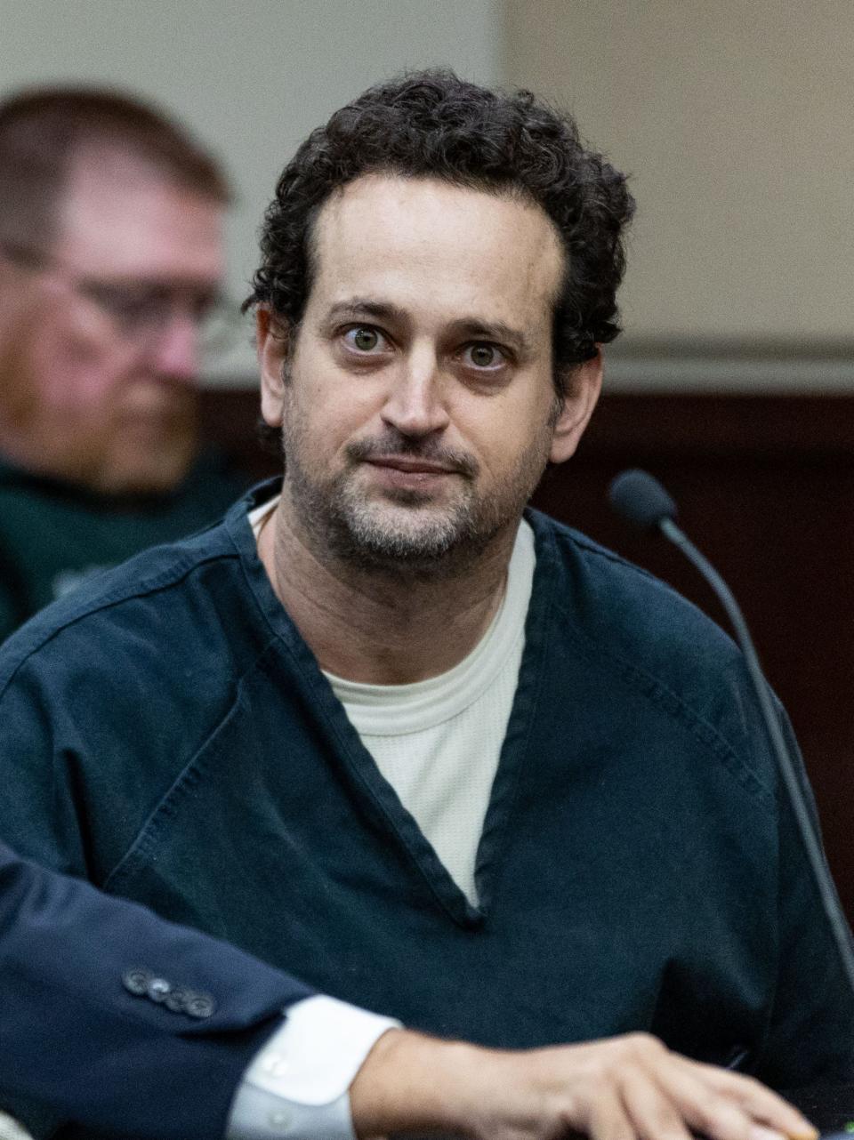 Charlie Adelson, the accused mastermind of the murder of his brother-in-law and Florida State law professor Dan Markel, makes an appearance in the courtroom for a case management hearing Friday, Dec. 16, 2022. He is set to stand trial in April.