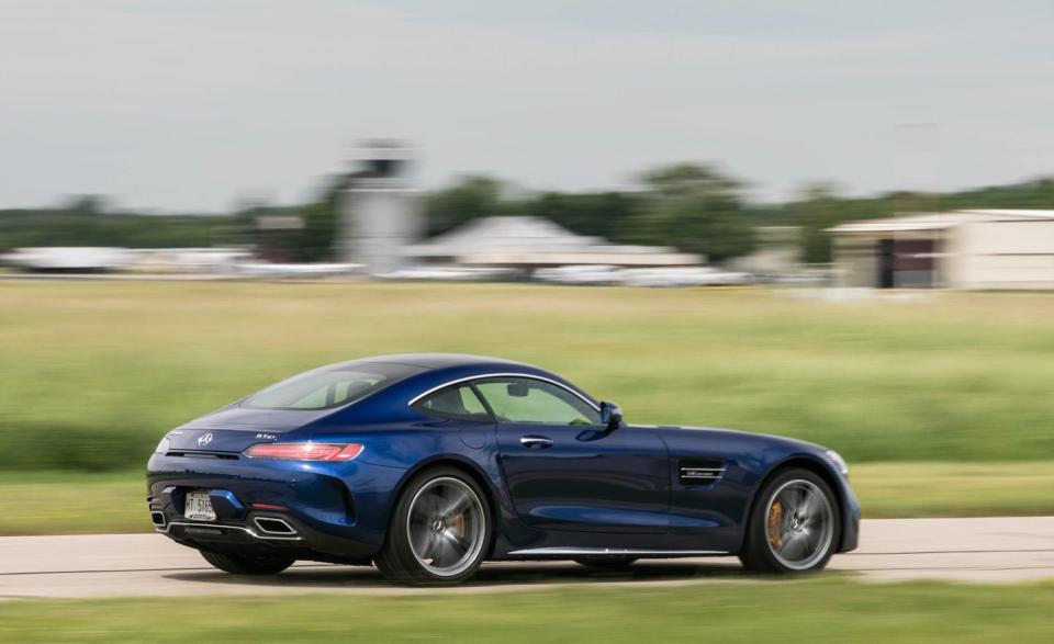 <p>The GT has its engine in the front rather than in the rear. That engine is a twin-turbocharged 4.0-liter V-8, not a twin-turbo 3.0-liter flat-six.</p>