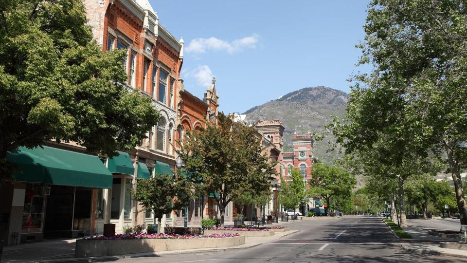 Provo Utah downtown street