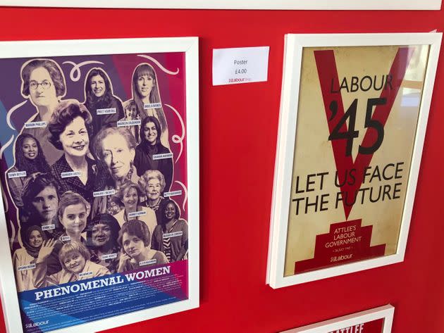 Posters on sale at Labour Party conference 2021 (Photo: HuffPost UK)