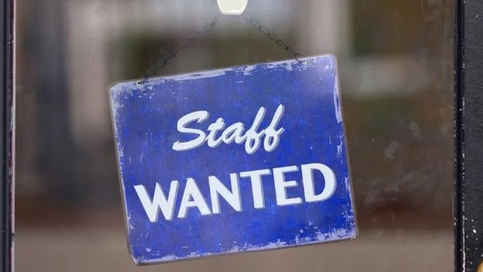 Staff Wanted sign